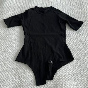 Pretty little thing mid neck bodysuit - size US 4